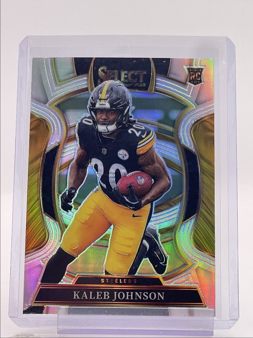 KALEB JOHNSON 2025 SELECT CONCOURSE ROOKIE SILVER PRIZM #52 RC Q3701