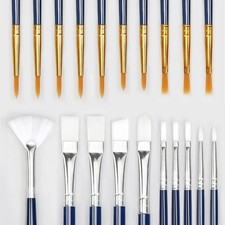 Paint Brushes Set, 20 Sizes Different Kids Painting Brush for Nail, Face Art