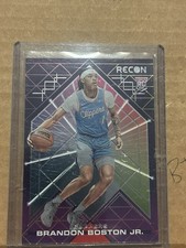 2021-22 Recon Basketball Brandon Boston Jr Rookie Card Clippers