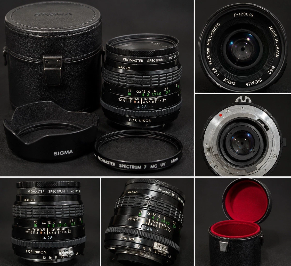 Sigma 28mm Focal Camera Lenses for sale - eBay