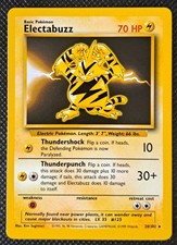 Electabuzz 20/102 Rare Base Set Unlimited Pokemon Near Mint on eBay