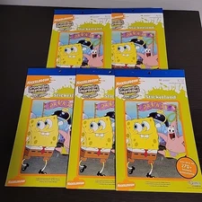 NEW Lot Of 5 SpongeBob SquarePants Sticker Books 270+ Stickers - SandyLion 2006 