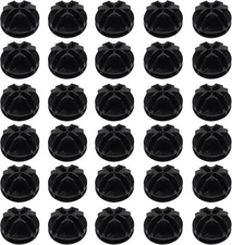 30Pcs Wire Cube Connectors Plastic Grid Organizer Connector 30Pcs, Black 