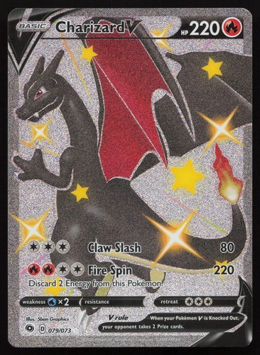 Charizard V 079/073 Secret Rare Champion's Path Pokemon English NM