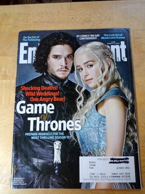 Entertainment Weekly Game of Thrones March 22, 2013 Magazine