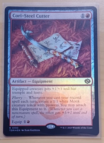 Cori-Steel Cutter | Foil | MTG | TDM | Near Mint | English EN