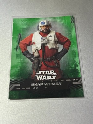 2019 Topps Star Wars The Rise of Skywalker Green Parallel Snap Wexley #11