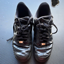Nike Air Force 1 '07 Low Triple Black Leather Low Top Sneakers CW2288-001 B