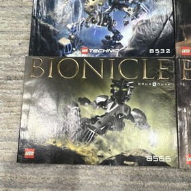 LEGO BIONICLE Instruction Manual Booklet Lot of 6: 8591 8592 8532 8566 8568 8567