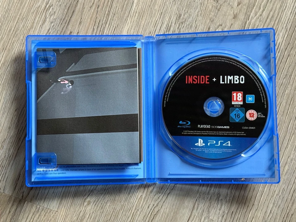INSIDE + LIMBO Sony PlayStation 4 - PS4 - PAL ITA CARD + POSTER OTTIMO E RARO - Immagine 3 di 4