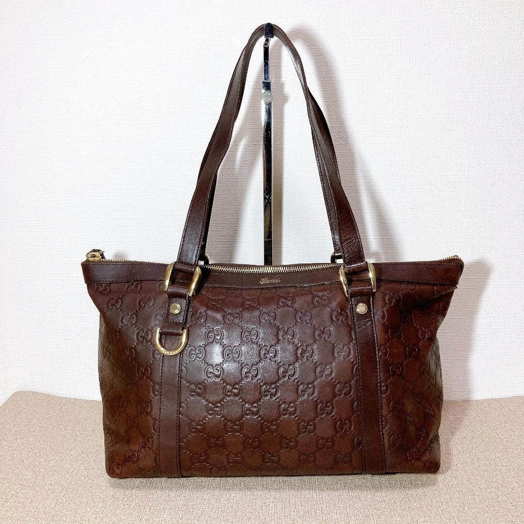 バッグ GUCCI GG Guccissima Leather Tote Brown 850218_AAFWQ_2741_001_100_0000
