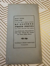 Vintage Qualitone Photo Negative Wonday Film Service Inc Trees