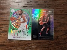 2 2019-20 Panini Illusions Kawhi Leonard Mystique Blue Sapphire L.A. Clippers 