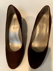 Bandolino Size 7 Brown suede wedge — photo 1