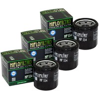 ÖLfilter Set 3 StüCk Hiflo HF554 FüR MV Agusta Brutale F4 1078 750 910 989 1000