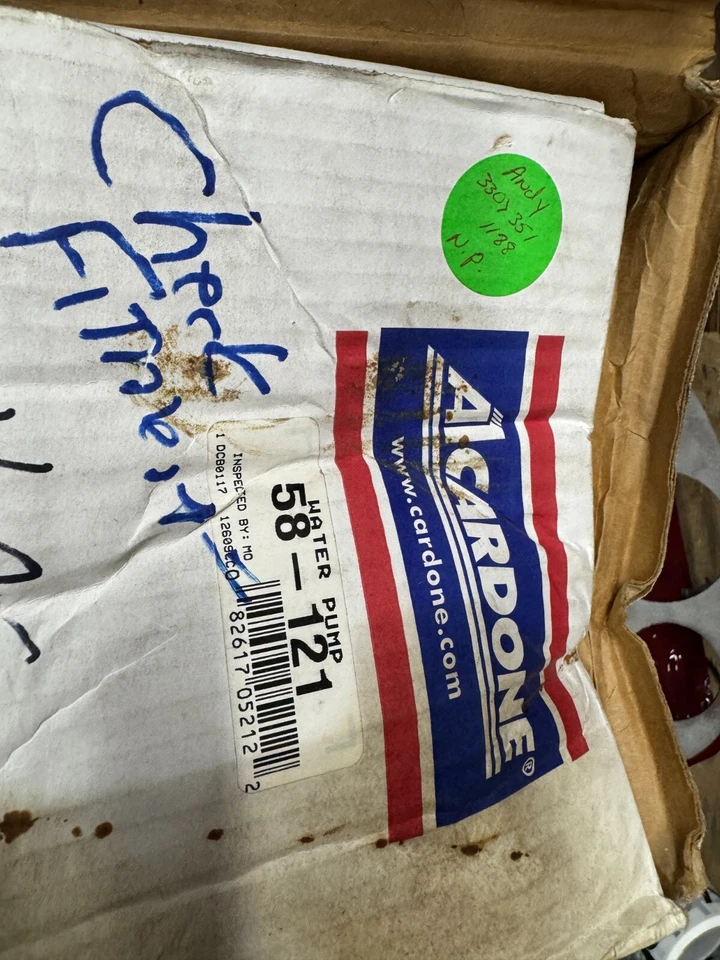 Cadillac A1 Cardone 1976 reconstruido 58-121 bomba de agua Foto 4 de 4