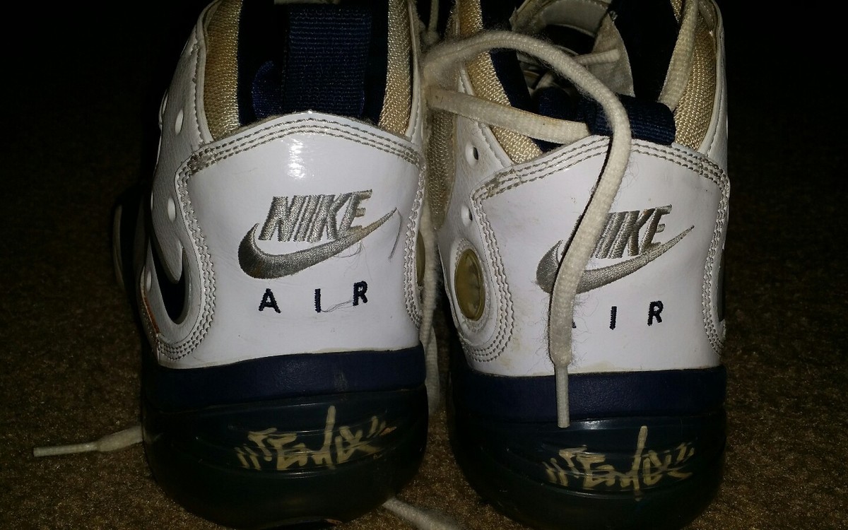 Size 11.5 - Nike Zoom Sharkley White Navy for sale online | eBay