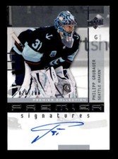 PHILIPP GRUBAUER 2021/22 UD PREMIER SIGNATURES AUTOGRAPH AUTO #026/100 BF7181