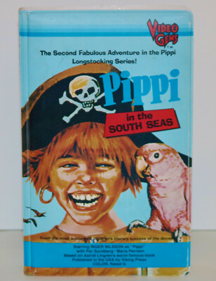 Pippi Longstocking in the South Seas 1981 BETA video in plastic case Video Gems