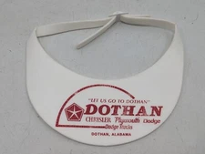 Vintage Dothan Dodge Trucks Sun Visor Trucker Hat Plymouth Advertising Alabama 