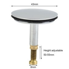 1PCS Bathtub Drain Stopper Bathroom Bath Tub Replacement Sink Waste Pop-Up Plug/