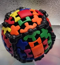 Mefferts Gear Ball Project Genius Brain Teaser Puzzle Cube Sphere by Recent