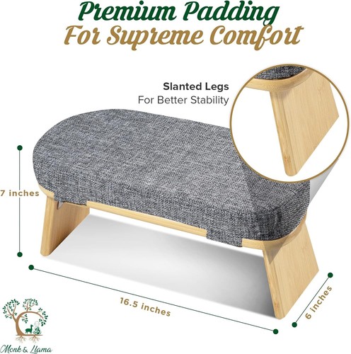 Meditation Bench - Foldable, Ergonomic, Bamboo Kneeling Stool— Perfect Seiza ... - Picture 3 of 7
