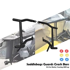 Rear Saddlebags Guards Crash Bars For Harley 09-2025 Touring Road Electra Glide