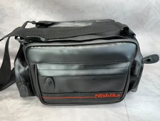 NISHIKA Camera Carrying Case Black Leather Bag NEW Equipment Gear 101 Universal