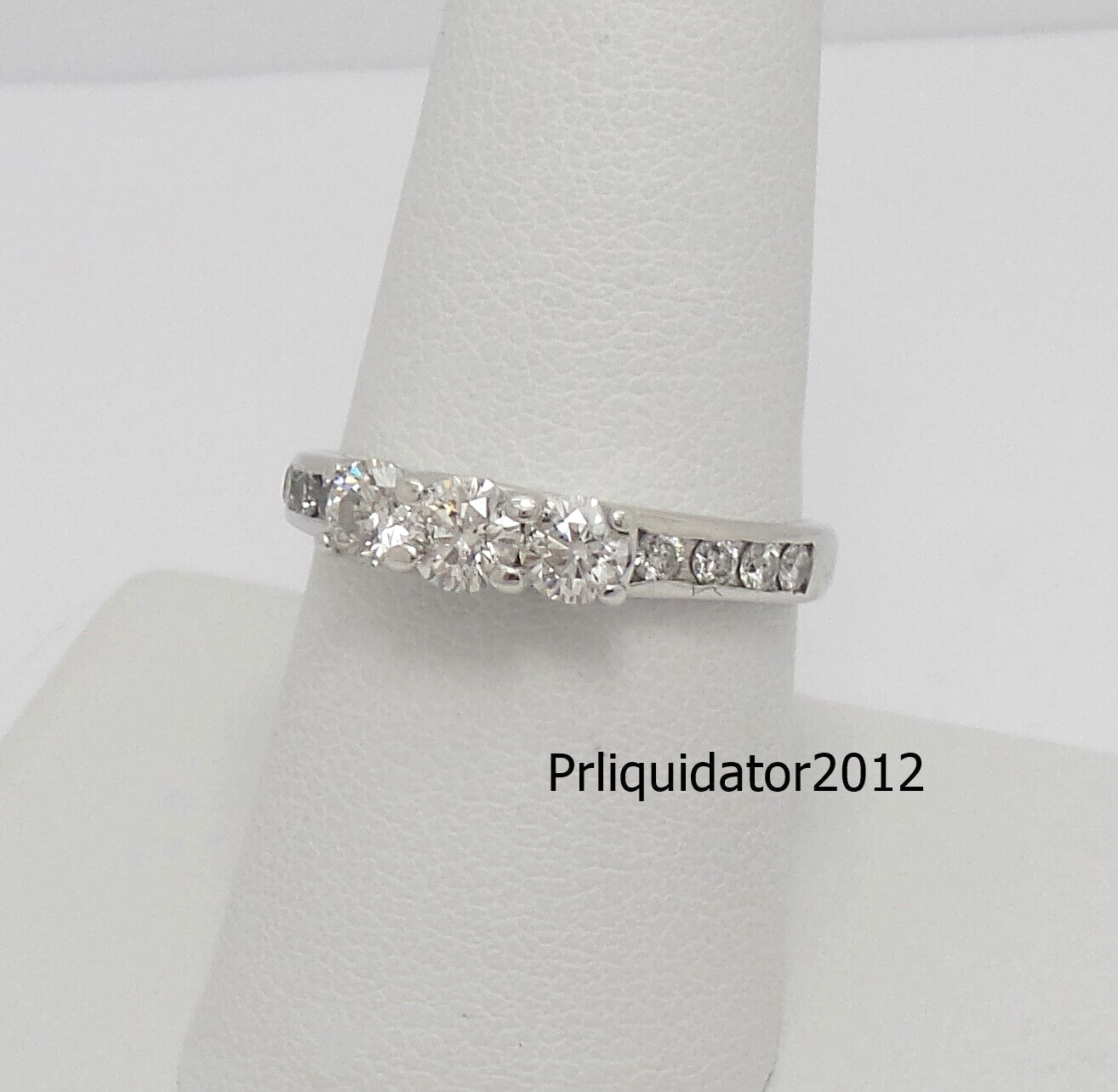 1CT Natural Diamond Engagement Anniversary Wedding Bridal Ring 10K White Gold