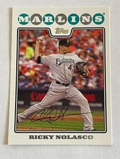 2008 TOPPS RICKY NOLASCO #578 PITCHER FLORIDA MARLINS BASEBALL CARD
