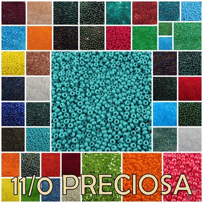 11/0 Preciosa Czech Round Seed Beads #50100-97090 