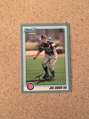 2010 BOWMAN PROSPECTS BLUE JAE-HOON HA ROOKIE #BP85 /520 OLD CHICAGO CUBS