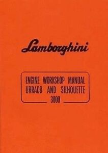 LAMBORGHINI Urraco 3 Litre Shop manual Catalogue Book paper car | eBay