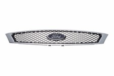 2005-2007 Ford Focus Chrome Black Radiator Grille Blue Emblem Oem 5s4z8200aaa 2005-2007 Ford Focus Chrome Black Radiator Grille Blue Emblem Oem 5s4z8200aaa