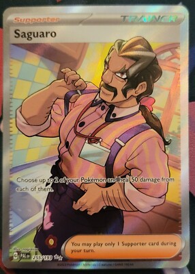 saguaro full art pokemon card - 255/193 Ultra Rare Trainer Paldea Evolved Type SAGUARO 255/193 - Ultra Rare
