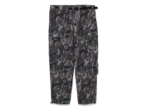 Bape x NEIGHBORHOOD Multi Pocket Track Pants Green 1J23-152 Bape x NEIGHBORHOOD Multi Pocket Track Pants Green 1J23-152