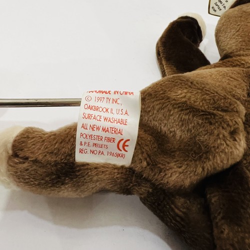 TY Beanie Baby - POUNCE the Cat (8 inch) 1997 PE Pellet - Picture 9 of 9