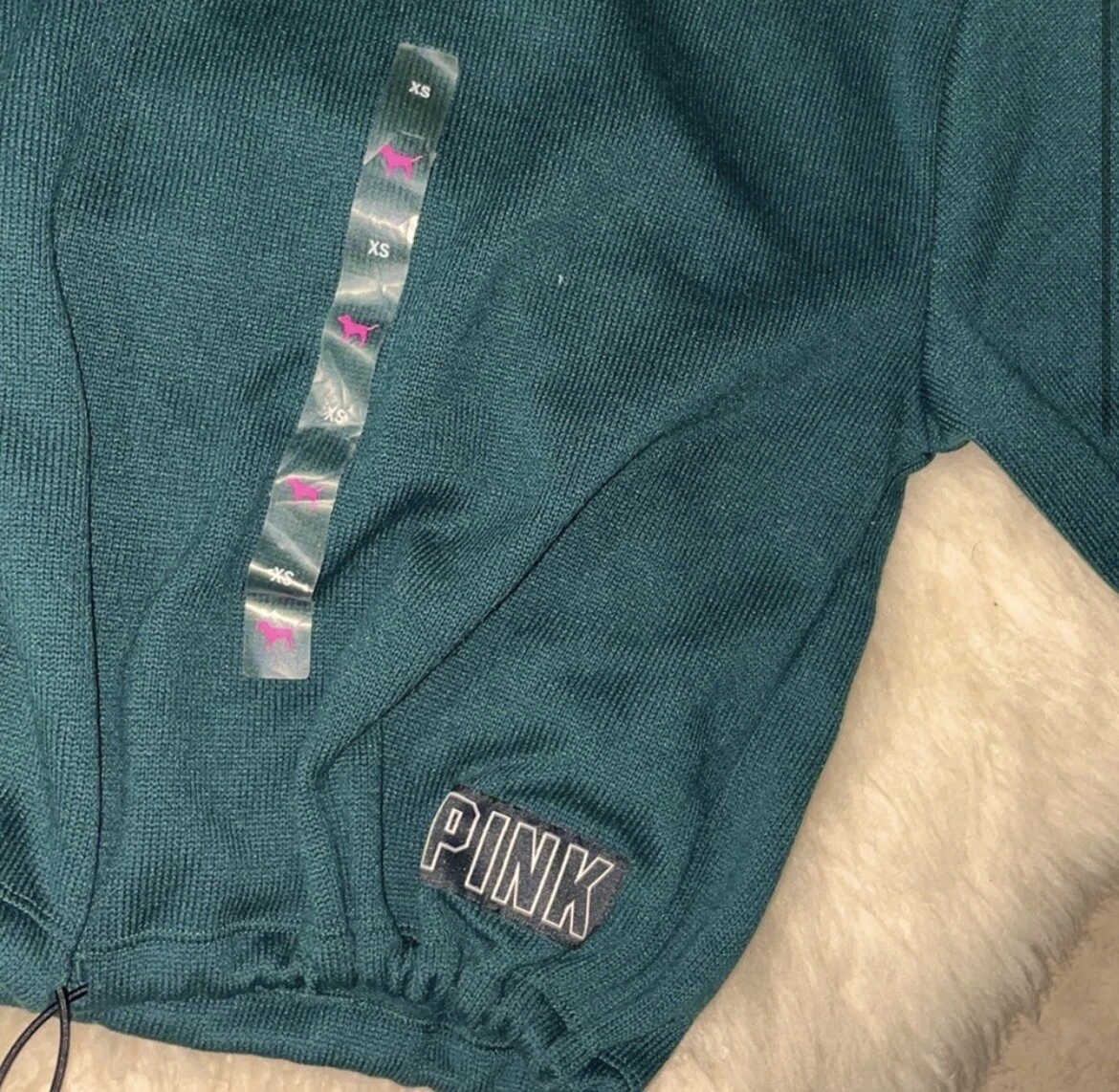 UNDERCOVER Victoria Secret PINK drawstring hoodie size xs