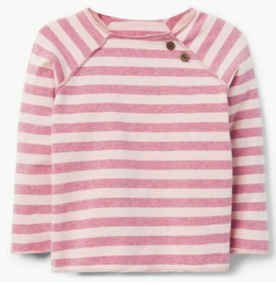 NWT GYMBOREE baby Girls Pink stripe shirt soft Size 0-3 m | eBay