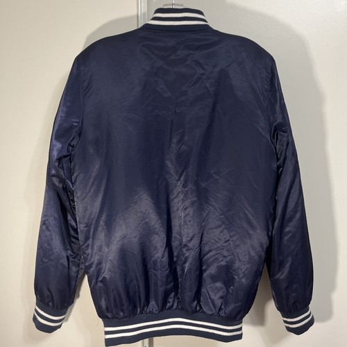 Starter Black Label Varsity Coach’s Jacket Blue Button Up Men's Size Small - Picture 4 of 7