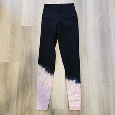 ELECTRIC & ROSE Leggings Womens XS Black Yoga Gym Athletic Pants USA Made