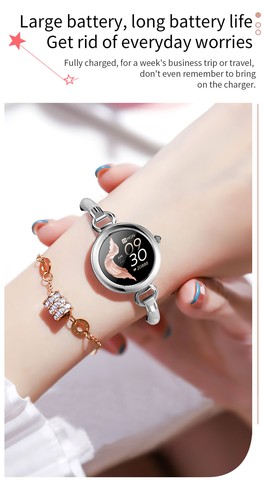 2024 Women Ladies Smart Watch Bluetooth Smartwatch Fitness Bracelet for Girls - Photo 10 sur 18