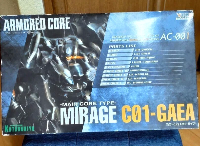 Armored Core Mirage C01-GAEA 1/72 Plastic Model