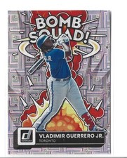 Vladimir Guerrero Jr. 2022 Panini Donruss Bomb Squad Vector MT Parallel #BS-2