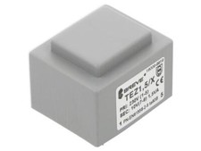 TEZ1.5/X230/10V Transformator: &uuml;berzogen 1,5VA 230VAC 10V 150mA Montage: PCB BRE