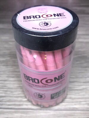 60mm Cones Rolling Paper Cone 50 Rose Pink Papers from France in Case Container
