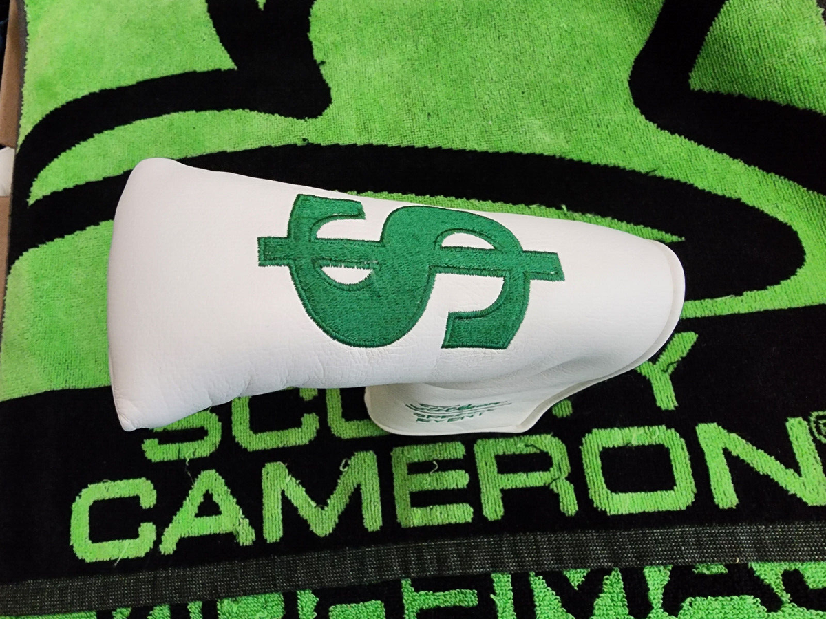 Rare Scotty Cameron Special Event Dollar $ Cash Putter Headcover