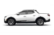 Double sport stripes decal sticker graphic design kit bar for Hyundai Santa Cruz