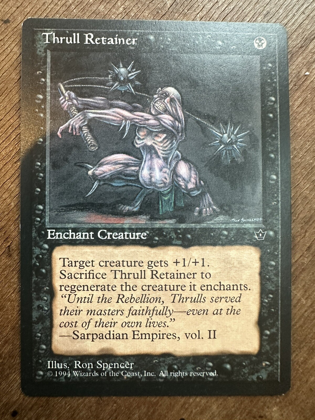 Magic the Gathering MTG Thrull Retainer 1994 Fallen Empires   LP